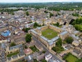 Christ Church College - Oxford University from above Royalty Free Stock Photo