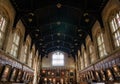 Christ Church Dining Hall Oxford University, UK Royalty Free Stock Photo