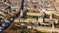 Christ Church University in Oxford from above - aerial view Royalty Free Stock Photo