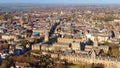 Christ Church University in Oxford from above - aerial view Royalty Free Stock Photo