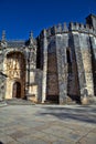 Christ Convent cloister, showing the manuelin style. Tomar, Port