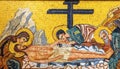 Christ Cross Mosaic Saint George`s Church Madaba Jordan