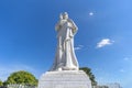 Christ of Havana, a large sculpture representing Jesus of Nazareth on a hilltop overlooking the in Havana, Cuba Royalty Free Stock Photo