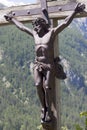 Christ Jesus Hangs On A Wooden Cross
