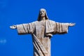 The Christ the King statue on Madeira island - Portugal Royalty Free Stock Photo