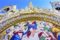 Christ Last Judgement Mosaic Saint Mark`s Church Venice Italy Royalty Free Stock Photo