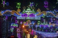 Christ Mas festival celebrated with colorful lights and decoration in Kolkata.