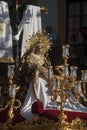 Holy Week in Seville Jesus died in the arms of his mother, brotherhood of Baratillo