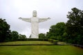 Christ of the Ozarks statue on hill