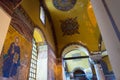 Christ Pantocrator mosaic in Hagia Sophia Istanbul Turkey Royalty Free Stock Photo