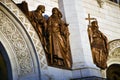 Christ the Redeemer Church in Moscow, Russia. Facade detail Royalty Free Stock Photo