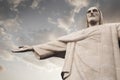 Christ the Redeemer Cristo Redentor statue in Rio de Janeiro Royalty Free Stock Photo