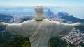 Christ the Redeemer postcard at downtown Rio de Janeiro Brazil.