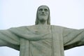 Christ the Redeemer, Soapstone Statue of Jesus Christ on Corcovado Mountain in Rio de Janeiro of Brazil Royalty Free Stock Photo