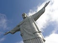 Christ the redeemer statue. Corcovado, Rio de Janeiro, Brazil. Royalty Free Stock Photo