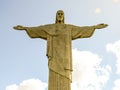 Christ the Redeemer Statue on Cordova Mountain in Rio de Janerio, Brazil Royalty Free Stock Photo