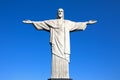 Christ the Redeemer statue rio de janeiro brazil Royalty Free Stock Photo