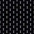 Christ the Redeemer statue seamless pattern isolated on black background Royalty Free Stock Photo