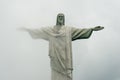 The Christ the Redeemer statue a top the Corcovado Mountain in Rio de Janeiro, Brazil Royalty Free Stock Photo