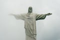 The Christ the Redeemer statue a top the Corcovado Mountain in Rio de Janeiro, Brazil. Royalty Free Stock Photo