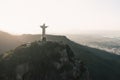 Christ the Redeemer Statue on top of Corcovado Mountain - Rio de Janeiro, Brazil Royalty Free Stock Photo