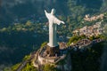 Christ the Redeemer statue on the top of a mountain, Rio De Janeiro, Brazil