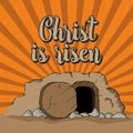 Christ is risen. The empty tomb.