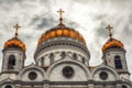 Christ the Savior Cathedral - the main cathedral of the Russian Royalty Free Stock Photo