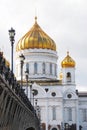 Christ the Savior Church in Moscow Royalty Free Stock Photo