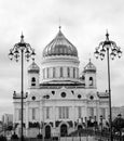 Christ the Savior Church in Moscow, Russia Royalty Free Stock Photo