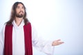 Christ saying a prayer Royalty Free Stock Photo