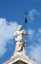 Christ statue in perast, Montenegro Royalty Free Stock Photo