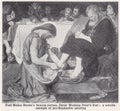 Christ washing Peter`s Feet - Painting by Ford Madox Brown.