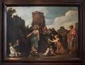 Christ and the Woman Canaan from 1617 by Pieter Lastman