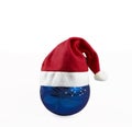 Christams ball hat Royalty Free Stock Photo