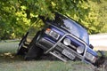 Christchurch Earthquake - Car Falls into Crack