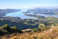 Christchurch Harbour Panorama, New Zealand Royalty Free Stock Photo