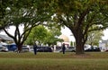 Christchurch Mosques Massacre - View of Al Noor Mosque Linwood Avenue