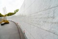 Canterbury Earthquake Memorial on side of Avon River