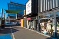 Shopping area buit with shipping containers in Christchurch, New Zealand