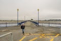 Christchurch Pier with People Royalty Free Stock Photo