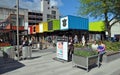 Christchurch Reconstruction - Container Shops Royalty Free Stock Photo