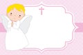 Christening or communion card