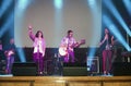 Christian band performing at a Christian concert