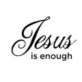 Christian Calligraphy - Jesus is enough