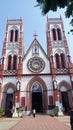 Christian cathedral beautiful architecture pondicherry India