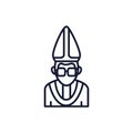 Christian and catholic pope vector design