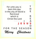 Christian christmas card