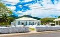 Christian Church of the Cook Islands in Avarua, Rarotonga. Copy space for text