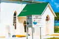 Christian Church of the Cook Islands in Avarua, Rarotonga. With selective focus